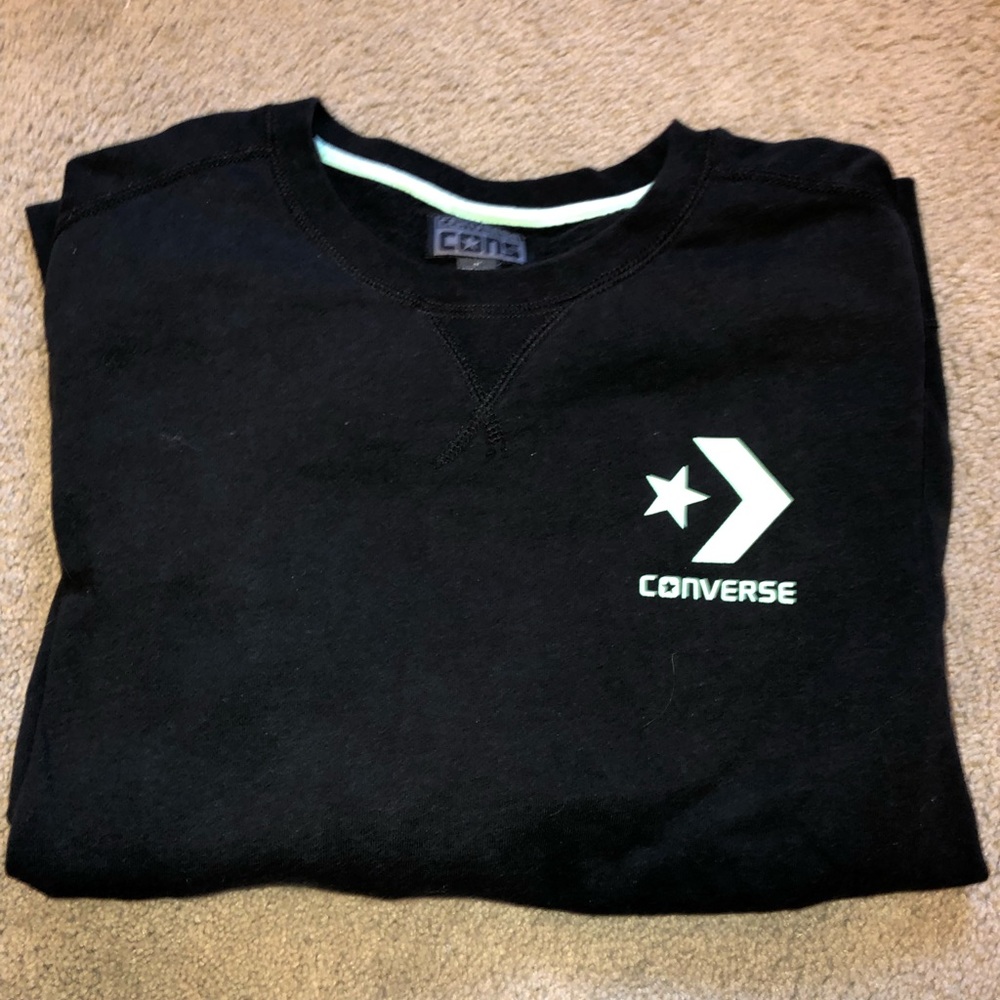 converse crew neck sweatshirt